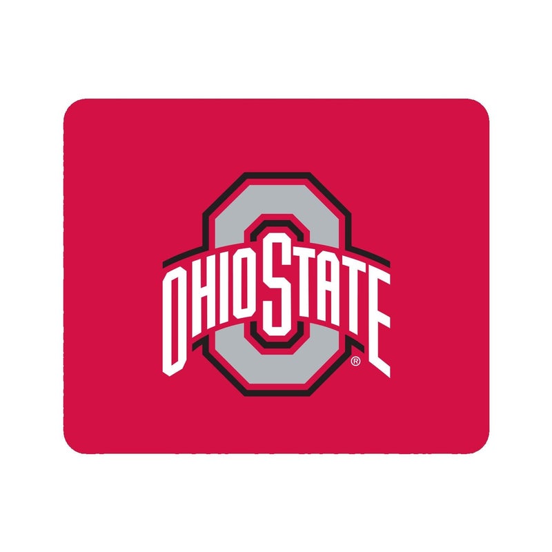 OTM Essentials Mouse Pad, Fabric, Ohio State University Standard/Classic Red - Image 1
